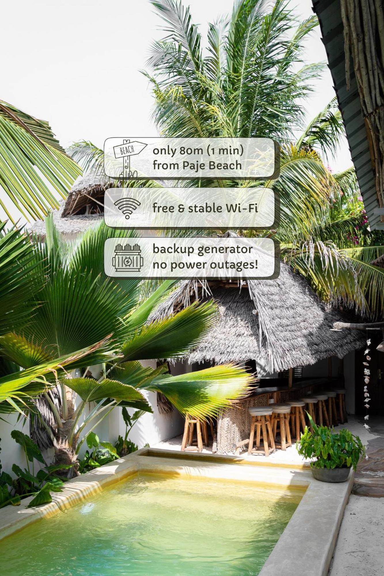 Mlango Paje Villa Boutique Ngoại thất bức ảnh
